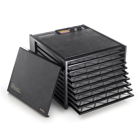 Excalibur 9-tray, 26hr Timer, Solid Door, Black