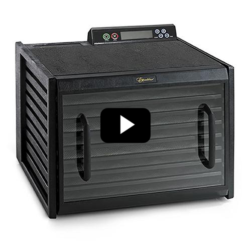 Excalibur 9-tray, Digital 48hr Timer, Black