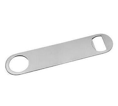 Winco CO-301 7" Stainless Steel Flat Bottle Opener