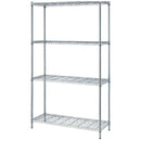 300-lb Capacity Chrome Wire Shelving 4-Shelf Set!  NSF-Certified!!