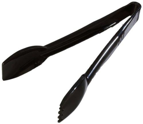 Carlisle 460903 9" Black Salad Tongs