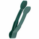 Thunder Group PLFTG009GR 9" Green Polycarbonate Flat Grip Tong