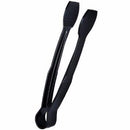 Thunder Group PLFTG012BK 12" Black Polycarbonate Flat Grip Tong