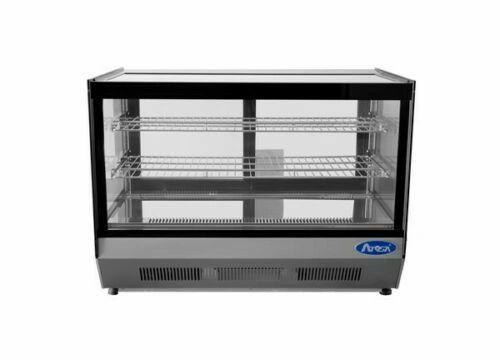 Atosa USA CRDS-56 Countertop Refrigerated Display Case Square 4.6 cu. ft.