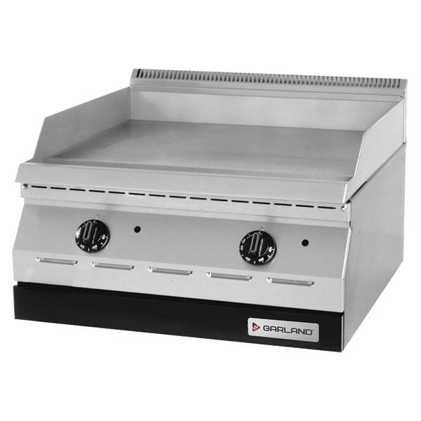 Garland GD-24G 24" Gas Griddle w/ Manual Controls - 1/2" Steel Plate, Natural Gas [Extended Lead Time 14+ days]