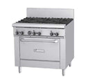 Garland GF36-6T 36" 6 Burner Gas Range w/ Storage Base, Natural Gas [Extended Lead Time 14+ days]