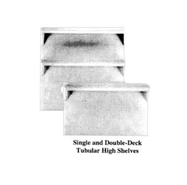 Garland M46DD Master Series Double Deck High Shelf, 34 1/2" X 46"W, Stainless [Extended Lead Time 14+ days]