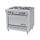 Garland MST44S-E 34" 4-Burner Gas Range w/ Storage Base, Natural Gas [Extended Lead Time 14+ days]