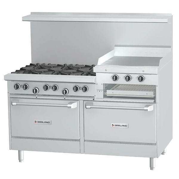 Garland U36-2G24R 36" 2 Burner Gas Range w/ Griddle & Standard Oven, Liquid Propane [Extended Lead Time 14+ days]