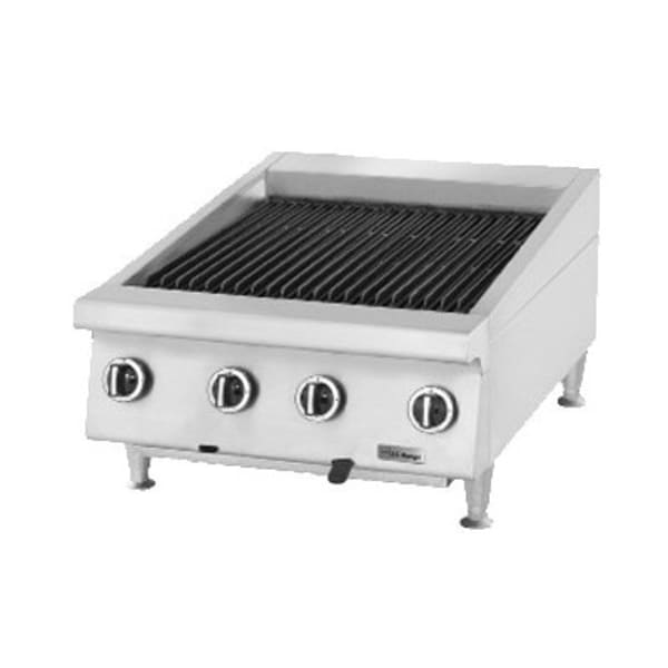 Garland UTBG36-NR36 36" Countertop Charbroiler w/ Cast Iron Grates - Manual Controls, Natural Gas [Extended Lead Time 14+ days]