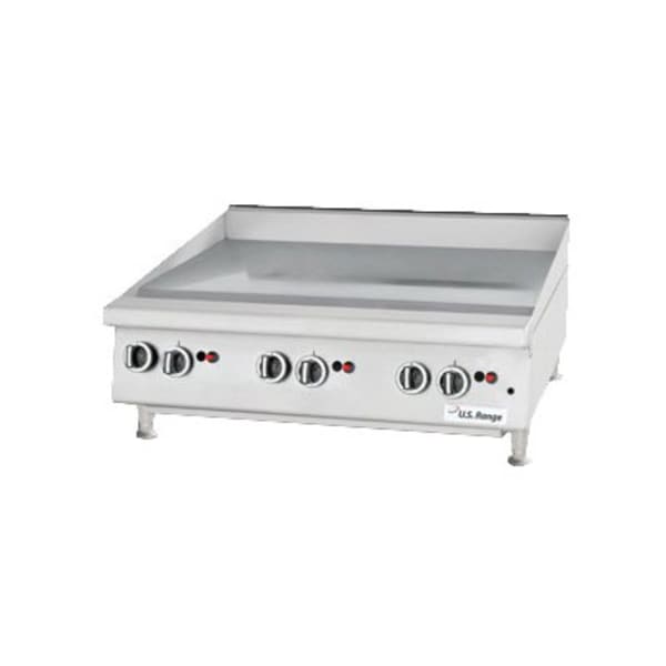 Garland UTGG24-GT24M 23 5/8" Gas Griddle w/ Thermostatic Controls - 1" Steel Plate, Natural Gas [Extended Lead Time 14+ days]