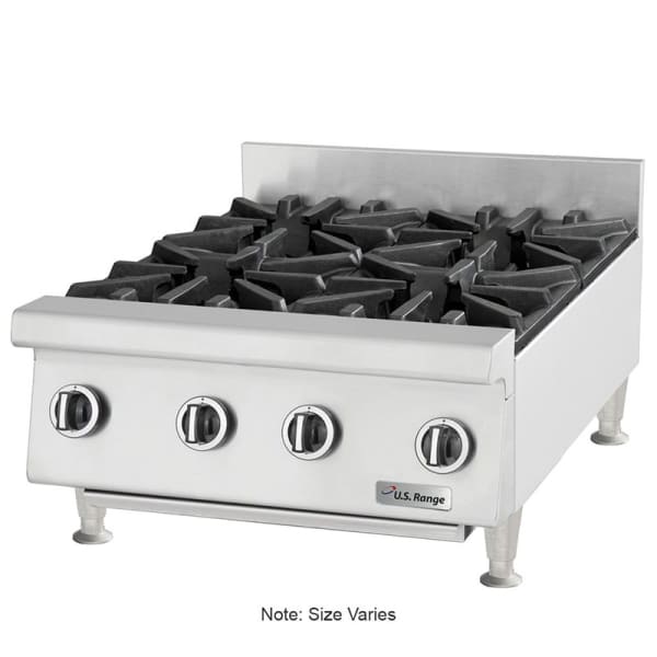Garland UTOG36-6 36" Gas Hotplate w/ (6) Burners & Manual Controls, Liquid Propane [Extended Lead Time 14+ days]