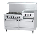 Garland X60-6R24RR 60" 6 Burner Sunfire Gas Range w/ Griddle/Broiler & (2) Standard Ovens, Liquid Propane [Usually ships within 1 - 3 business days]