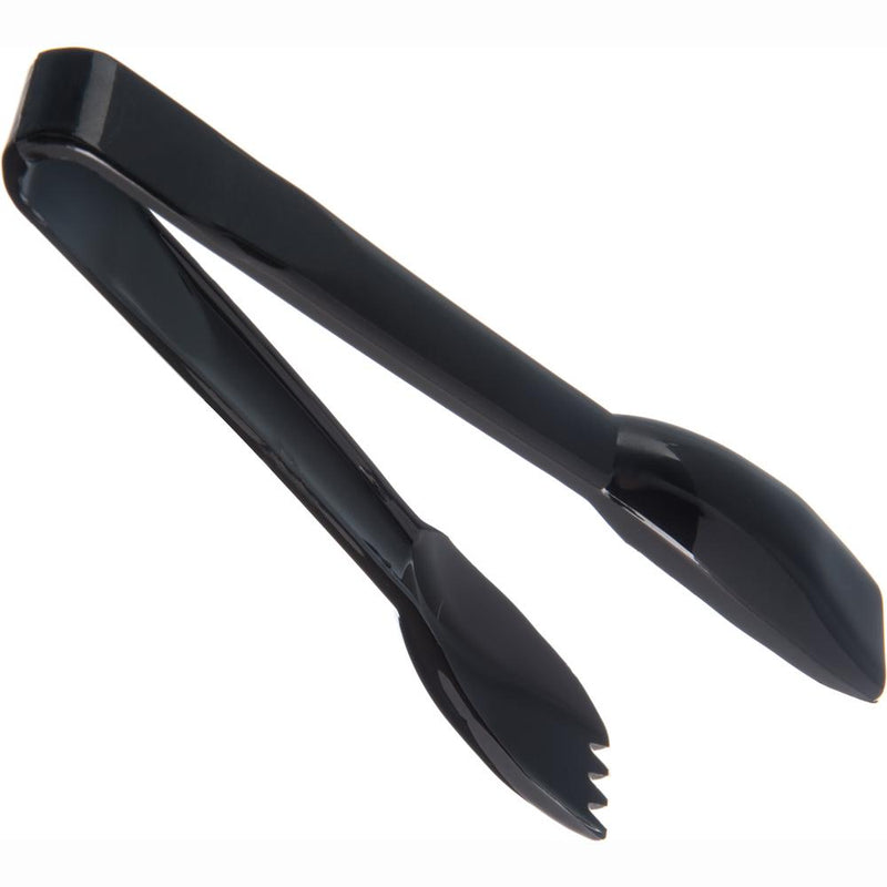 Carlisle 4606-03 6.25" Black Carly Salad Tong