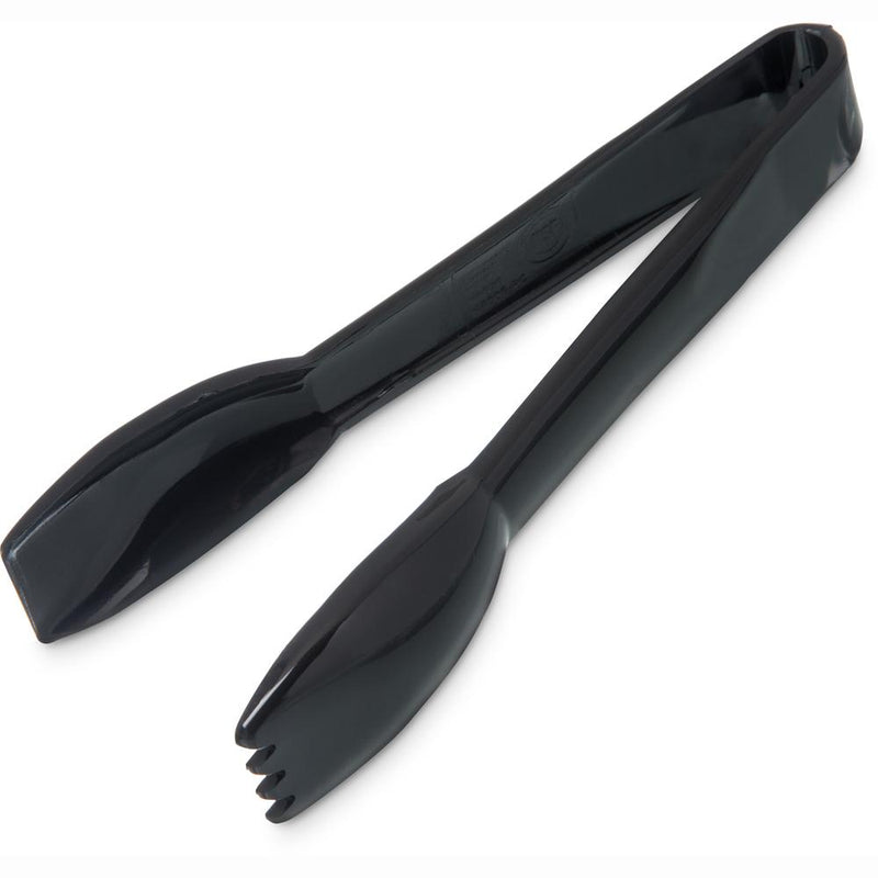 Carlisle 4606-03 6.25" Black Carly Salad Tong