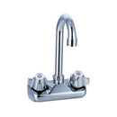 4" Gooseneck, Wall Mount Commercial Kitchen Hand-Sink Faucet HFC-4W