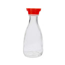 Town 19814/Dz 6.5 Oz Lg Red Top Glass Soy Bottle