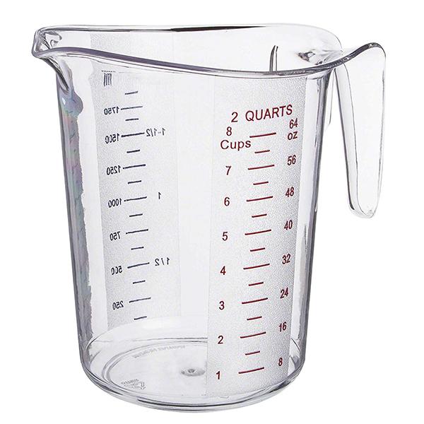 Update MEA-200PC 2 Quart Measuring Cup With Markings