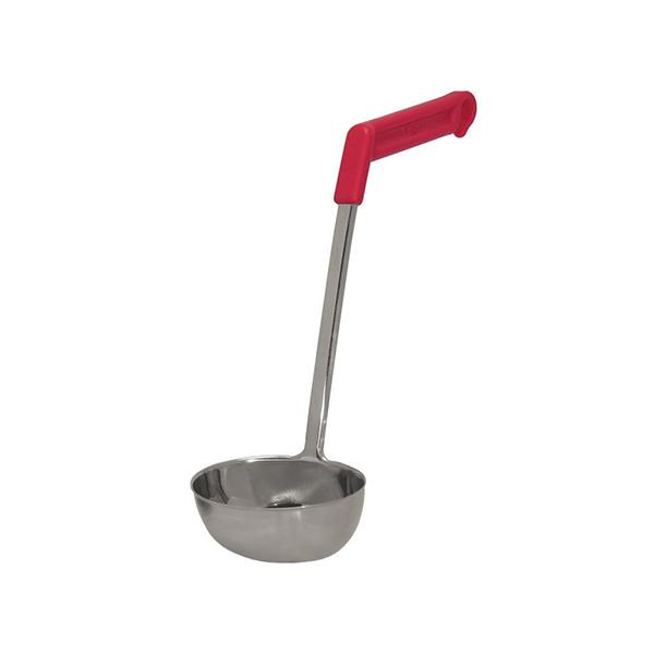 Update LOV-60ECH 6 Oz Stainless Steel Ladle With Red Plastic Handle