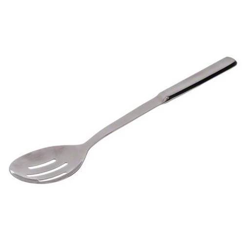 American Metalcraft SLP121 12" Stainless Steel Slot Buffet Ware Spoon