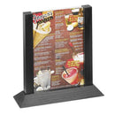 Tablecraft 5070WBK 5" x 7" Two View Table Tent