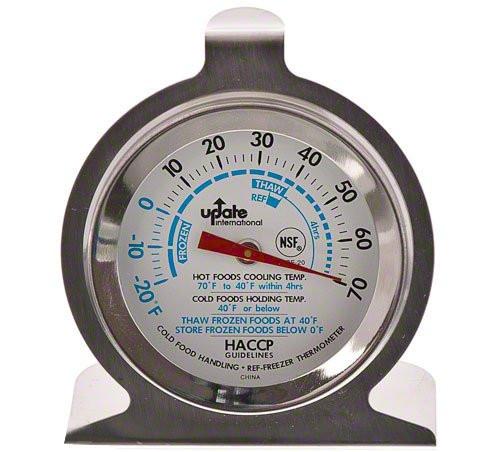 Update International THRE-20 Refrigerator/Freezer Thermometer