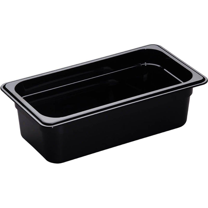 Cambro 34CW110 1/3 4" Black Steam Table Pans