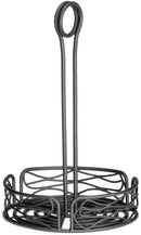 Tablecraft BK1679 Steel Condiment Versa Rack Black