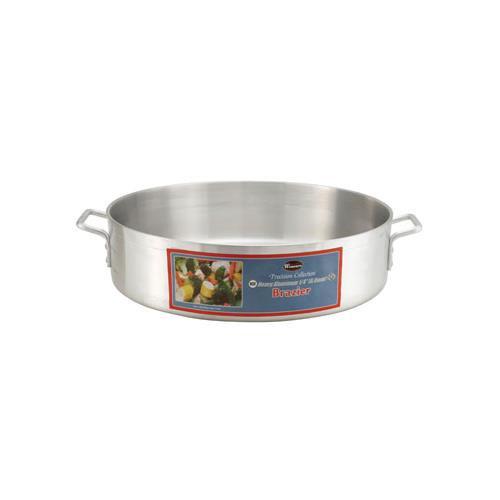 Winco ALBH-40 40 Qt Extra Extra Weight Aluminum Brazier Pan