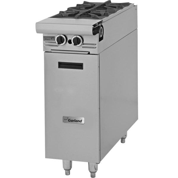 Garland M4S Master Series 17" Heavy-Duty Gas Range Attachment with Storage Base - 70,000 BTU