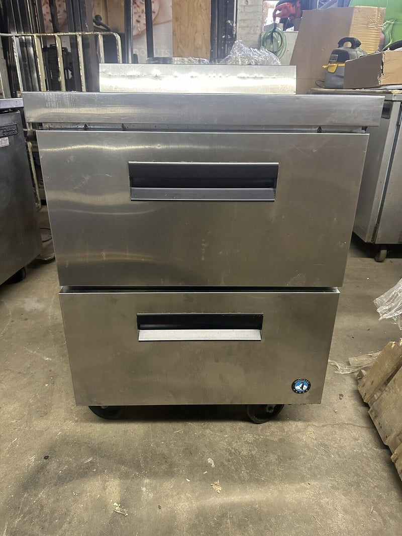 Hoshizaki WR27A-D2 Refrigerator cooler Worktop 2 Stainless Drawers USED