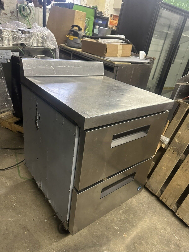 Hoshizaki WR27A-D2 Refrigerator cooler Worktop 2 Stainless Drawers USED