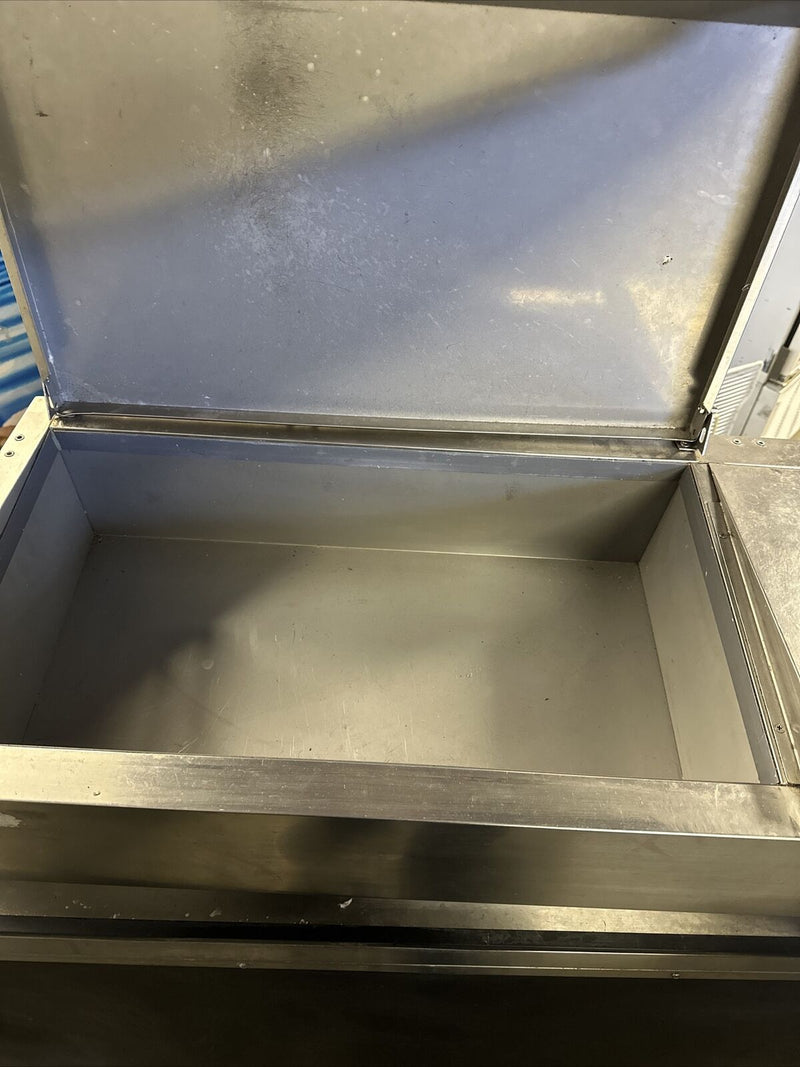 36” COUNTERTOP REFRIGERATED PREP UNIT PAN RAIL