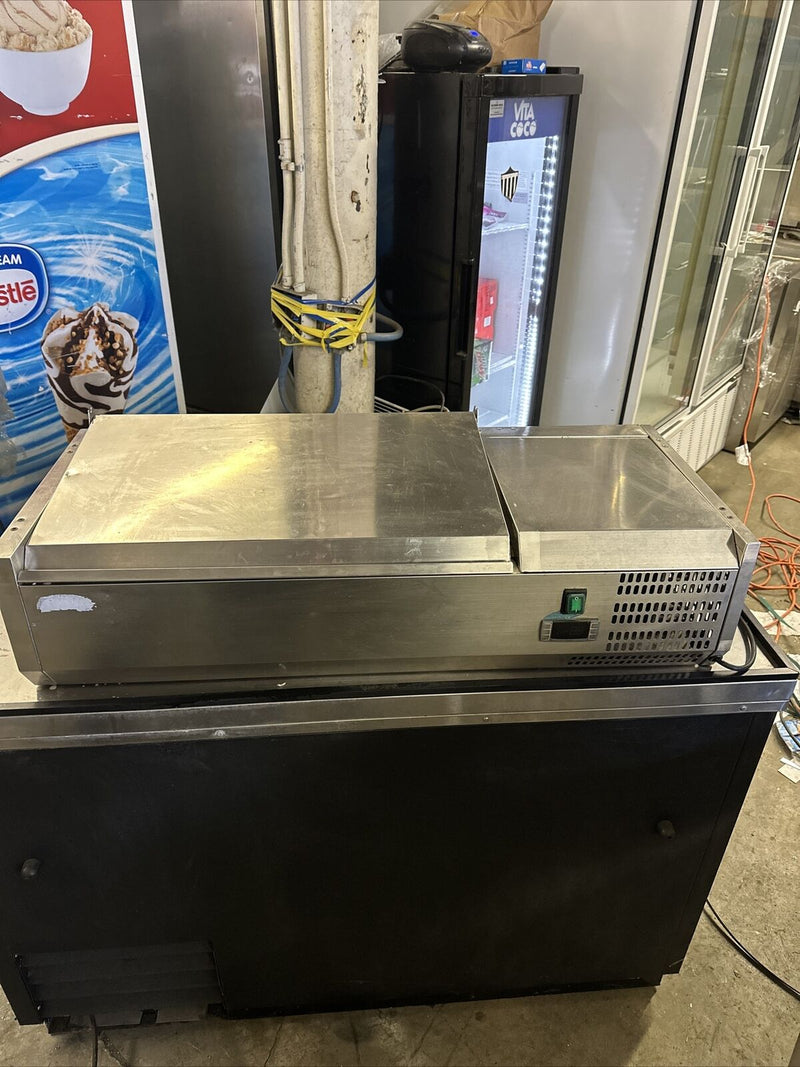 36” COUNTERTOP REFRIGERATED PREP UNIT PAN RAIL