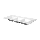 ITI FA-33 10.25" X 4-1/8" Rectangular 3 Compartment Sauce Plate