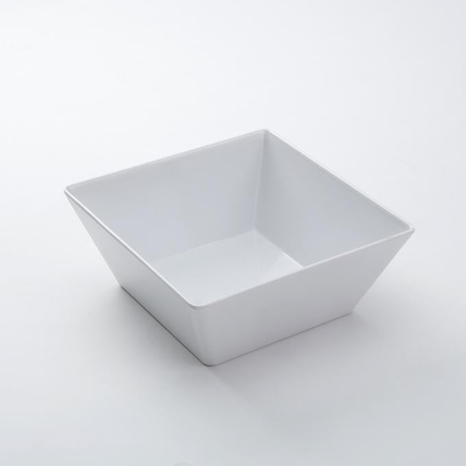 American Metalcraft MELSQ94 125 Oz Square Melamine White Bowl