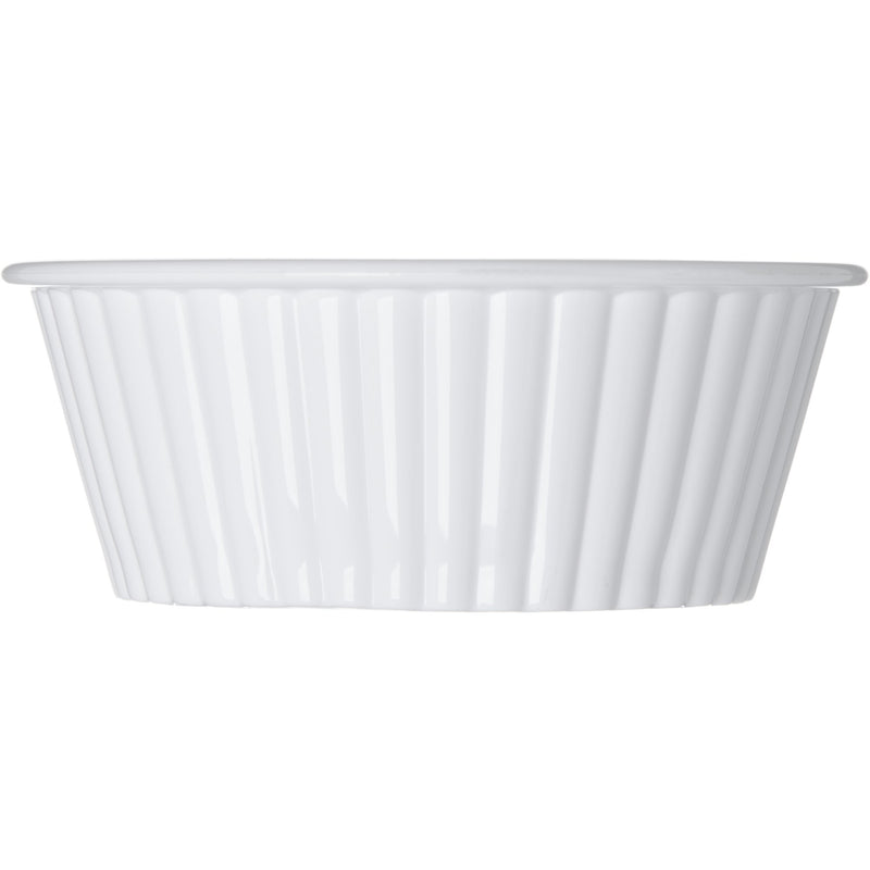 Carlisle 0844-02 2 Oz Fluted Ramekin White