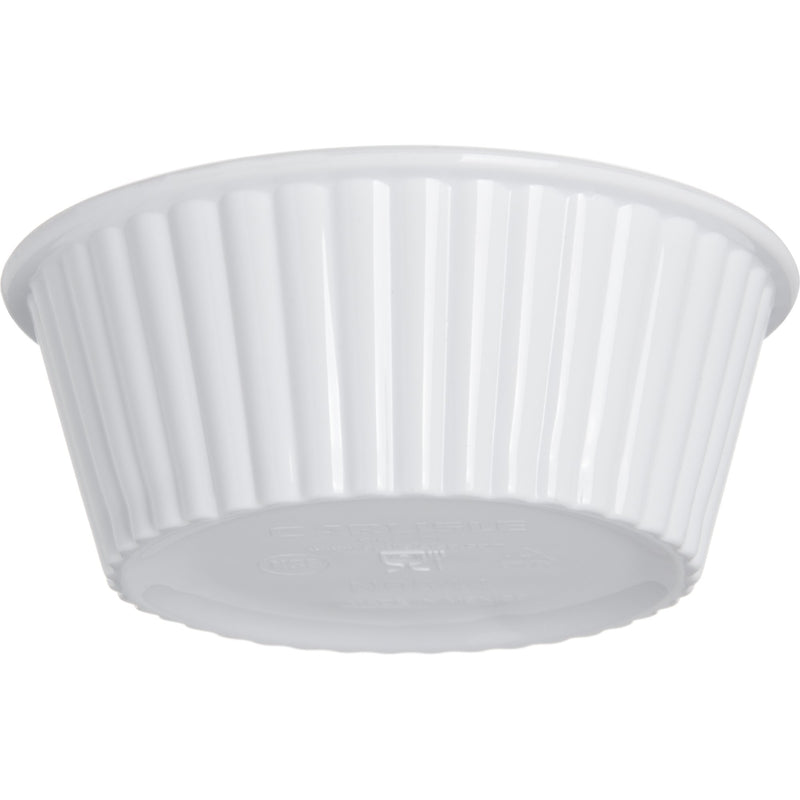 Carlisle 0844-02 2 Oz Fluted Ramekin White