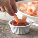 Carlisle 0844-02 2 Oz Fluted Ramekin White