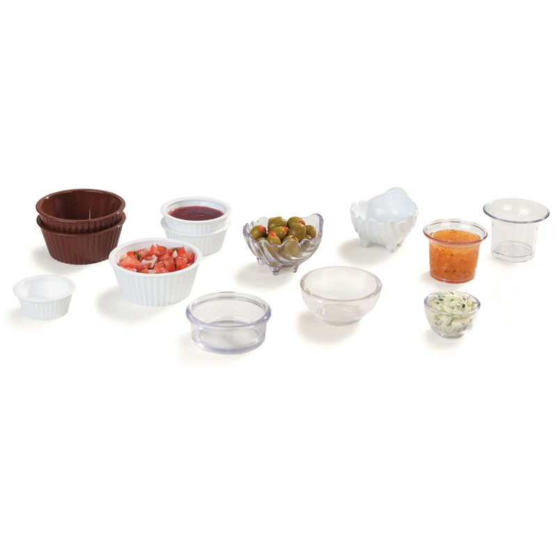 Carlisle 0844-02 2 Oz Fluted Ramekin White