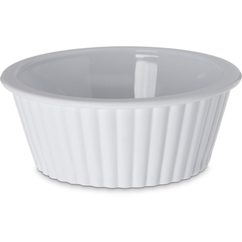 Carlisle 0844-02 2 Oz Fluted Ramekin White