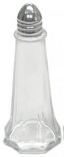 Adcraft TOW-1 1 Oz 4-1/4" Tower Salt & Pepper Shaker