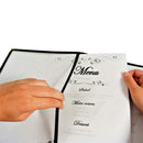 MCV-2BK Double Fold Menu Cover 9.25x12 Letter Size