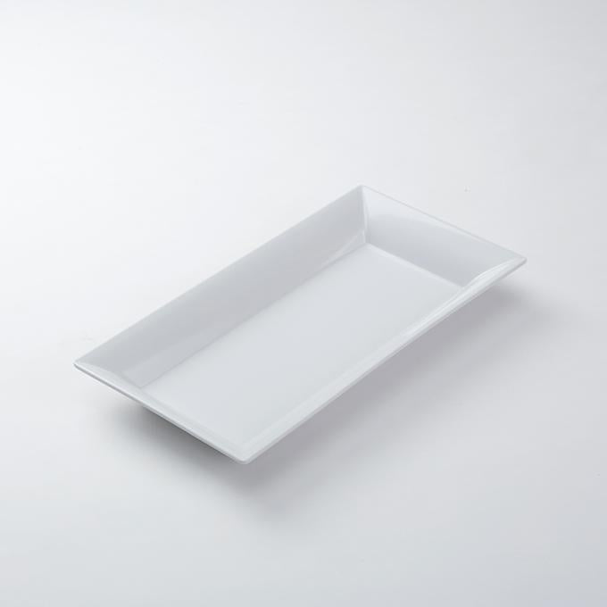 American Metalcraft MEL23 18"X8.25"X2" Rectangular Endurance Melamine Platter