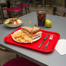 Carlisle CT1216-05 12"X16" Fast Food Tray Red