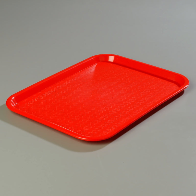 Carlisle CT1216-05 12"X16" Fast Food Tray Red