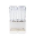 Grindmaster Cecilware D25-4 Crathco Double 5 Gallon Bowl High Impact Plastic Refrigerated Beverage Dispenser