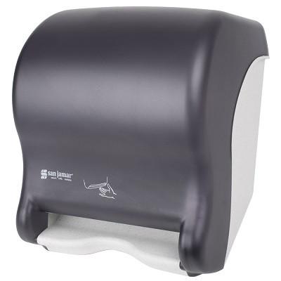 San Jamar T8400TBK Smart Essence Classic Hands Free Paper Towel Dispenser - Black Pearl