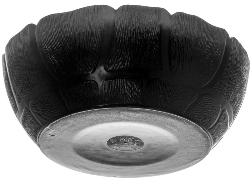 Carlisle 691403 12" Petal Mist Bowl-Black 5.7 Qt