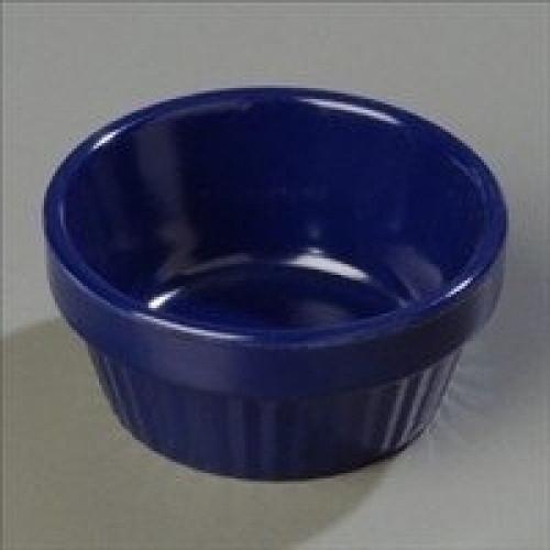 Carlisle 4390346 3 Oz Fluted Ramekins Cobalt Blue